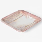 Elegant Christmas Paper Plates Papieren Bordje (Gebogen)