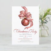 Elegant Christmas Party Corporate Kaart (Staand voorkant)