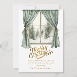 Elegant Christmas Party Holiday Card Feestdagenkaart