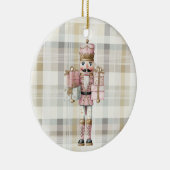 Elegant Christmas Pink Nutcracker Ornament (Rechts)