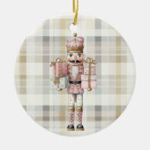 Elegant Christmas Pink Nutcracker Ornament (Voorkant)
