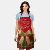 Elegant Christmas Plaid Collection with Gold Bow Schort (Gedragen)