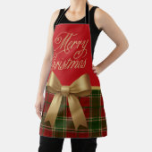 Elegant Christmas Plaid Collection with Gold Bow Schort (Insitu)