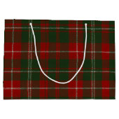 Elegant Christmas Plaid Groot Cadeauzakje (Achterkant)