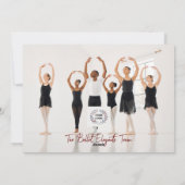 Elegant Christmas Snowflake Red & Gold 2 Photos Feestdagenkaart (Achterkant)