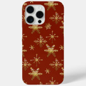 Elegant Christmas Star Red  Case-Mate iPhone Case (Achterkant)
