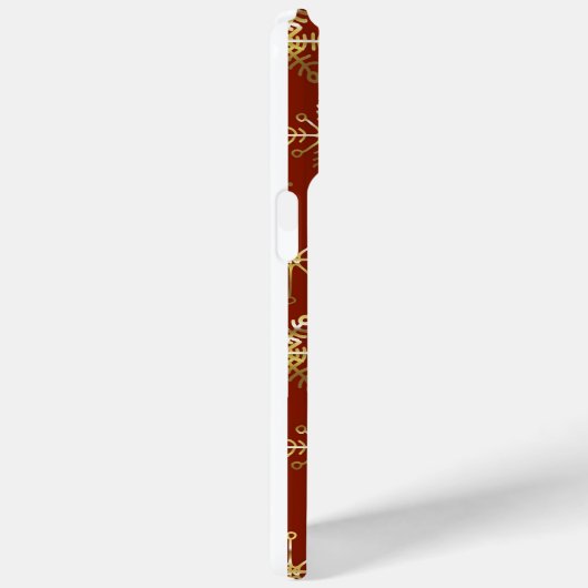 Elegant Christmas Star Red  Case-Mate iPhone Case (Achterkant / Rechts)