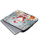 Elegant Christmas Surprise Electronics Bag Laptop Sleeve (Voorkant onderkant)