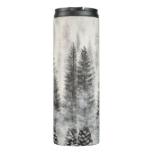 Elegant Christmas Travel Mug – Holiday Thermal Cup Thermosbeker (Achterkant)