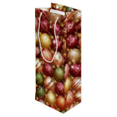 Elegant Christmas Tree Baubles Decoration Wijn Cadeautas (Achterkant Gekanteld)