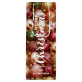 Elegant Christmas Tree Baubles Decoration Wijn Cadeautas (Voorkant)