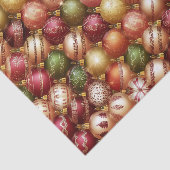 Elegant Christmas Tree Baubles Decorations Holiday Tissuepapier (Detail)