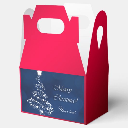 Elegant Christmas Tree Favor Box Bedankdoosjes (Geopend)