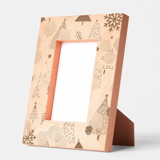 "Elegant Christmas Tree – Festive Holiday Desk Pho Gegraveerde Lijstjes (Links)