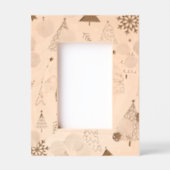 "Elegant Christmas Tree – Festive Holiday Desk Pho Gegraveerde Lijstjes (Voorkant)