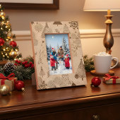 "Elegant Christmas Tree – Festive Holiday Desk Pho Gegraveerde Lijstjes