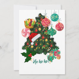 Elegant Christmas Tree Greeting Card | Festive  Feestdagenkaart