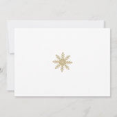 Elegant Christmas Tree Mini Calendar Save The Date (Achterkant)