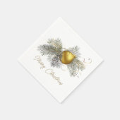Elegant Christmas Tree Ornament Party Servet (Hoek)