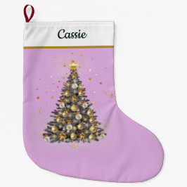 Elegant Christmas Tree Stocking – Classic Design Grote Kerstsok