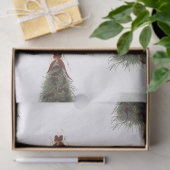 Elegant Christmas Tree Tissue Paper Tissuepapier (Geschenk)