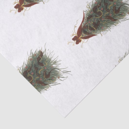 Elegant Christmas Tree Tissue Paper Tissuepapier (Detail)