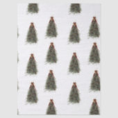 Elegant Christmas Tree Tissue Paper Tissuepapier (Voorkant)