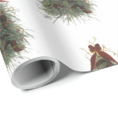 Elegant Christmas Tree Wrapping Paper Cadeaupapier (Rol Hoek)
