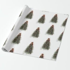 Elegant Christmas Tree Wrapping Paper Cadeaupapier