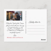 Elegant Christmas Trees Holiday Season Briefkaart (Achterkant)