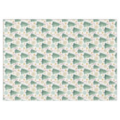 Elegant Christmas trees red green gold tablecloth Tafelkleed (Voorkant (Horizontaal))