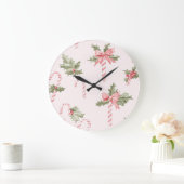 Elegant Christmas Wall Clock – Festive Winter Time Grote Klok (Huis)