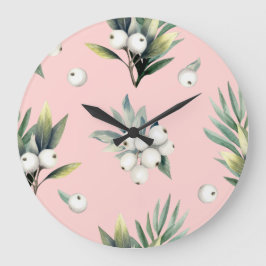 Elegant Christmas Wall Clock – Festive Winter Time Grote Klok
