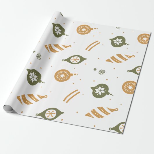 Elegant Christmas wrapping paper Cadeaupapier (Uitgerold)