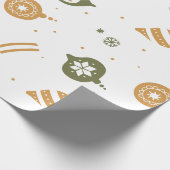 Elegant Christmas wrapping paper Cadeaupapier (Hoek)