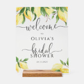 Elegant citroen Vrijgezellenfeest Welkom Acryl Bord (Voorkant)