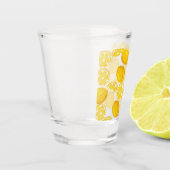 Elegant citroenpatroon shot glas (Links)