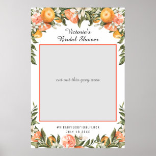 Elegant Citrus Botanische Vrijgezellenfeest Foto P Poster