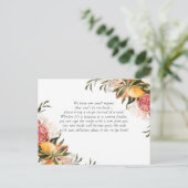 Elegant Citrus Botanische Vrijgezellenfeest Recipe Briefkaart (Staand voorkant)