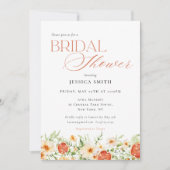 Elegant Citrus Floral Vrijgezellenfeest Kaart (Voorkant)