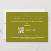 Elegant Citrus Mediterranean Topiary 2-Photo Save The Date (Achterkant)