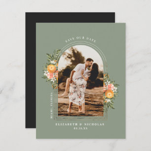 Elegant Citrus Orchard   Boho Save the Date
