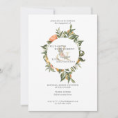 Elegant Citrus Orchard Wedding Engagement Party Kaart (Voorkant)