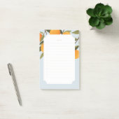 Elegant Citrus Sinaasappel om lijst op te stellen Post-it® Notes (Kantoor)