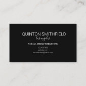 Elegant  City Street Visitekaartje (Voorkant)