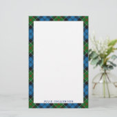 Elegant Clan Colquhoun Tartan Pset Briefpapier (Staand voorkant)