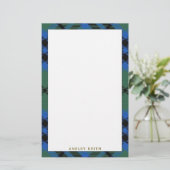 Elegant Clan Keith Tartan Pset Briefpapier (Staand voorkant)
