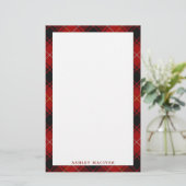 Elegant Clan MacIver Tartan Pset Briefpapier (Staand voorkant)