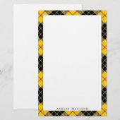 Elegant Clan MacLeod van Lewis Tartan Pset Briefpapier (Voorkant / Achterkant)