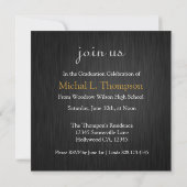 Elegant Class of 2011 Afstuderen Invitation Kaart (Achterkant)